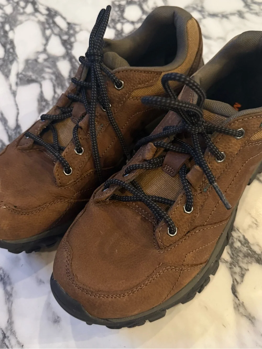 Merrell Moab Adventure Lace Waterproof Hiking Shoes Brown Men's Size 8.5
